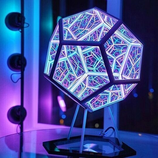 (🎁2024 Año Nuevo Hot Sale🎁 49% Off🎁)Infinito Dodecaedro Color Arte Luz