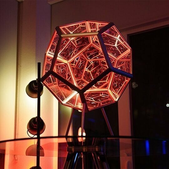 (🎁2024 Año Nuevo Hot Sale🎁 49% Off🎁)Infinito Dodecaedro Color Arte Luz